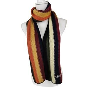 LONDON FOG UNISEX KNIT COZY WARM MULTICOLOR SCARF - SIZE - ONE SIZE